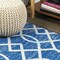 Jonathan Y Asilah Ogee Fretwork Blue/Gray 4 ft. x 6 ft. Area Rug MOH104B-4 - alternate 8