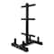 Serenelife 6-Pegs Olympic Weight Plate Rack & 4 Barbells SLDBHOLD - alternate 1