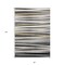 Homeroots 8' X 10' Gray Ivory And Beige Striped Washable Indoor Outdoor Area Rug 597328 - alternate 7