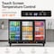 Yeego 53 inch Commercial Bar Counter 323 Cans Beverage Cooler Freestanding Fridge with LED Lighting YG-BTC-320FC-ZO - alternate 9