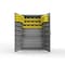 Strong Hold 14 GA Bin Cabinet with 2 Shelves, 4 Drawers - 48 In W. x 72 In. H x 24 In. D - 42 Yellow Bins 46-BBS-242-4DB-42Y-12DP-NL-L - alternate 1