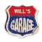 Signmission Will's Garage, 12 inch X 12 inch, Vinyl Decal, 2PK SHI-D-2PACK-12-383-WILL - alternate 1