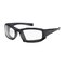 Bouton Optical Full Frame Safety Glasses w/Black Frame, Rubber Foam Padding, Clear Lens and Anti-Scratch / Anti-Fog 250-CE-10090 - alternate 1