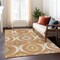 Homeroots 5' X 8' Orange Copper And Gray Medallion Washable Indoor Outdoor Area Rug 589639 - alternate 8