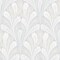 York Wallcoverings Shell Damask Blue Wallpaper DM5021 - alternate 1
