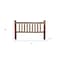 Homeroots Natural Vintage Brown Finish Cedar Log King Headboard 370327 - alternate 4