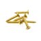 Prime-Line Door and Gate, Slide Barrel Bolt Latch 2 inch with Screws, Brass Plated (Single Pack) U 117516 - alternate 7
