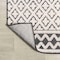 Jonathan Y Ormond High-Low Modern Trellis Geometric Cream/Black 2 ft. x 8 ft. Indoor/Outdoor Runner Rug SBH109B-28 - alternate 6