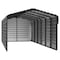 Arrow Storage Products 10 x 29 x 7 ft Charcoal Steel Carport with 3 Wall Kits CPHC102907ECL3 - alternate 1