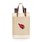 Picnic Time Family Of Brands NFL Arizona Cardinals - Pinot Jute 2 Bottle Insulated Wine Bag 539-02-187-014-2 - alternate 3