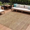 Homeroots 8' X 10' Coral And Copper Oriental Washable Indoor Outdoor Area Rug 631146 - alternate 1