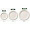 Eco-Rootz 10 Inch Molded Fiber Round Heavy Weight Plate, 125PK ER-P005-125-BPI - alternate 5