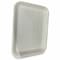 Gen Meat Trays, No 4S, 9.5 x 7.25 x 0.5, White, 500PK 4SWH - alternate 1