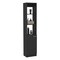 Homeroots 13" Black Wood Freestanding Single Door Bathroom Vanity 543590 - alternate 5