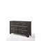 Homeroots 58" Gray Solid and Manufactured Wood Seven Drawer Triple Dresser 490475 - alternate 1