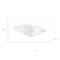 Homeroots Rayon Gel Memory Foam Medium Queen Size Bed Pillow 523836 - alternate 4