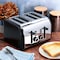 Redmond 4-Slice Wide Slot 1400W Stainless Steel Toaster in Black ST009-BLACK - alternate 5