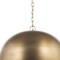 Homeroots Gold Single Metal Dimmable Ceiling Light With Gold Shades 611631 - alternate 4