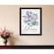 Homeroots Bloom Where You Are Planted Black Framed Print Wall Art 530180 - alternate 2