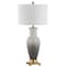 Jonathan Y Dip Dye 31.5" Ceramic LED Table Lamp, White/Grey JYL3017B - alternate 7