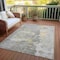 Homeroots 5' X 8' Gray Abstract Washable Indoor Outdoor Area Rug 607801 - alternate 7