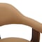 Leisuremod Modern Wooden Dining Chair, Walnut Color Frame in Brown, Brivo Collection BC22BR - alternate 7