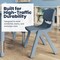 Flash Furniture 2 PC Plastic Activity Table and 2 Chairs Set, 10.5 inSeat Height-Dusty Blue YU-YCY-098-0032-RECT-TBL-DSTYBL-GG - alternate 7