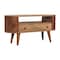Homeroots 35in Brown Solid Wood Enclosed Storage Entertainment Center 720011 - alternate 10