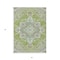 Homeroots 3' X 5' Green Ivory And Brown Oriental Washable Indoor Outdoor Area Rug 600150 - alternate 9