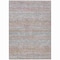 Homeroots 5' X 8' Linen And Gray Striped Washable Indoor Outdoor Area Rug 615669 - alternate 9