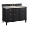 James Martin Vanities Lorelai 48" Single Vanity, Black Onyx, w/ 3 CM Siberian Silestone Top 424-V48-BKO-3SFR - alternate 8