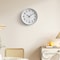 Clockswise Silver 12-In Analog Clock - Silent, Non-Ticking for Wall Battery-Operated Perfect for Home QI004744.SI.12 - alternate 10