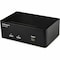 Startech.Com 2-PORT DISPLAY PORT DUAL-MONITOR KVM SWITCH - 4K 60HZ - ACCESS TWO DUAL-MONITOR COMPUTERS AND TWO SV231DPDDUA2 - alternate 1
