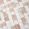 Apollo Tile Rosendal 11x11 in. Polished Thassos, Norway Rose Fish-shaped Mosaic Tile (4.2 sq ft/case) 5PK APLNOR88SC6A - alternate 7