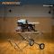 Powertec Rolling Foldable Table Saw Stand W/ 8-Inch High-Traction Wheels MT4009 - alternate 7