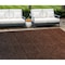 Homeroots 9' X 12' Orange And Charcoal Abstract Washable Indoor Outdoor Area Rug 588970 - alternate 1