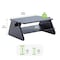 Homeroots Modern Black Adjustable Three Level Ergonomic Monitor Stand 473007 - alternate 3