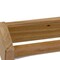Homeroots 22in Traditional Solid Teak Towel Bar 475856 - alternate 6
