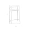 Homeroots 48" White Finish 2 Tier Solid Wood Over Toilet Organizer 380017 - alternate 4