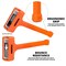 Neiko Dead Blow Hammer Set, 3pc Neon Orange 02888A - alternate 5
