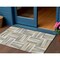 Homeroots 3' X 5' Beige Gray And Ivory Geometric Washable Indoor Outdoor Area Rug 598232 - alternate 1