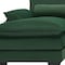 Homeroots 55" Green Fabric Modular USB Sleeper Sofa 568295 - alternate 8