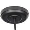 Sunlite Satin Black Vintage Caged Canopy Pendant Farmhouse Single E26 Base, 68in. Braided Woven Cord 07005-SU - alternate 3