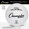Champion Sports Rubber Volleyball, White, 24PK CSIVR4 - alternate 2