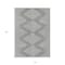Homeroots 10' X 14' Gray And Ivory Geometric Washable Indoor Outdoor Area Rug 598579 - alternate 8