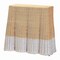 Bali & Pari Palm Scallop Natural Rattan Console Table, Two-Tone White/Natural 266-14570-ZORO - alternate 1