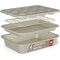 Bakkenmaster Bakken 4-Piece Nonstick Carbon Steel Bakeware Set, Stackable, Dishwasher & Oven Safe White Marble BAK4PCWHT38 - alternate 1