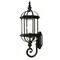 Homeroots Matte Black Cylindrical Lantern Wall Light 398596 - alternate 1