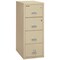 Fire King Fireking Fireproof 4 Drawer Vertical Safe-In-File Legal 20-13/16"Wx31-9/16"Dx52-3/4"H Parchment 4-2131-CPASF - alternate 1
