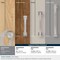 Amerock Edona 1-1/4 in 32 mm Diameter Satin Nickel Cabinet Knob, 25PK 1913658 - alternate 6